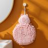 Soft Chenilles Hand Towels for Bathroom Kitchen Quick Dry Decorative Hand Bath Towels Hanging Hand Drying Towel with Loop