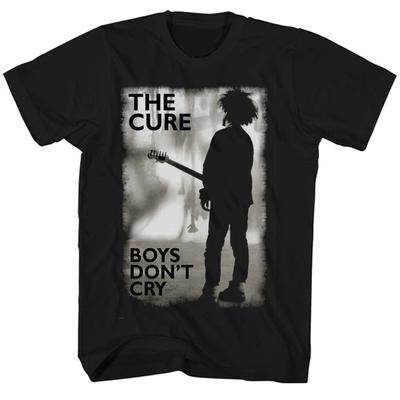 The Cure Rock Therapy Band Jungen Weinen Nicht Muster T-Shirt Herren Vintage T-Shirt Rock Hip Hop Tees Tops Übergroße Baumwollkleidung