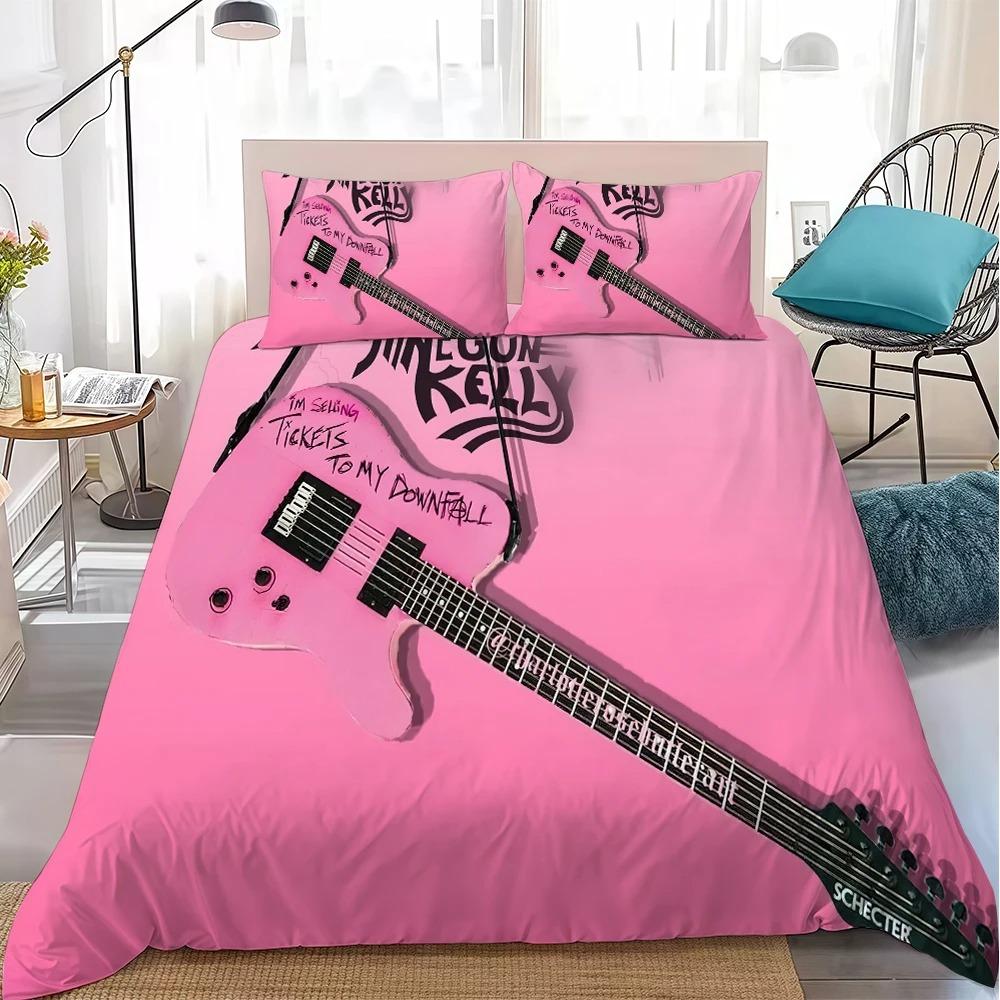 Exquisite Singer M-Machine Gun K-Kelly Bedding Set Duvet Cover Pillowcase Single/Double/Queen Large Size Adult Boys girl Gift