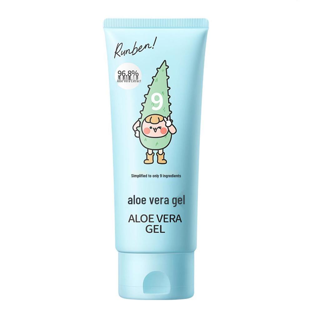 Runben Aloe Vera Gel: Soothing After-Sun Moisturizer for Babies and Children