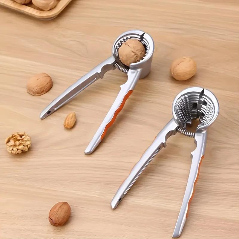 1pc Multi-Functional Nut & Dried Fruit Shell Opener, Efficiently Cracks Walnuts, Hazelnuts - Kitchen Tool for Baking & Snacking