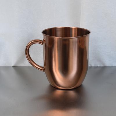 470 ml Fassungsvermögen 304 einwandige Kaffeetasse mit Henkel Trinkbecher umweltfreundlicher Edelstahl Wasserbecher
