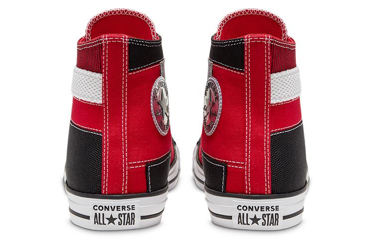 Herren Sneaker Converse Chuck Taylor All Star High 'Patchwork - University Red'