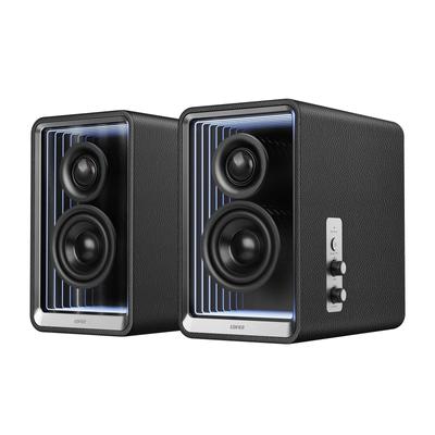 Gold Edifier QR65 Lautsprecher Abyss Monitor Lautsprecher Hohe Auflösung Kompatibel LDAC Maximale Leistung 70W TurboGaN Ladefunktion RGB Licht 3WAY