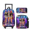 Kpop Witch Hunters Casual Backpack Digital Printing Men'S And Women'S Commuter Backpack Rod Backpack Student Bag