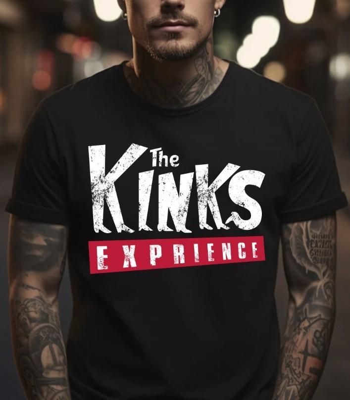 THE KINKS BAND Black T-Shirt, S-5XL Unisex T-Shirt XXL