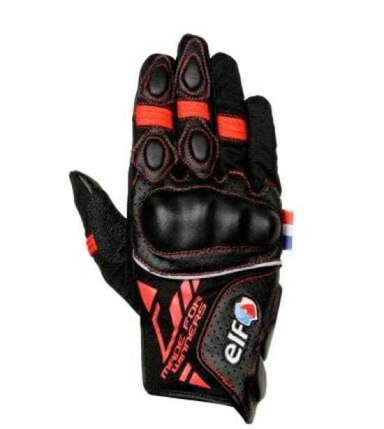 

elf Motorcycle Nero Mesh Size Black Red EG-S527 Gloves, Spring/Summer Model, Gloves, Small, &