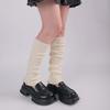 Harajuku Y2K Women Leg Warmer Distressed Ripped Ribbed Knit Stretchy Long Socks