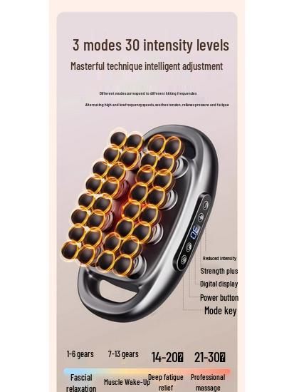 Hot-Selling Multi-Head Deep Tissue Massager with Powerful Motor for Full-Body Relaxation