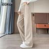 XueZhongFei Women's High-Waist Straight Leg Casual Pants