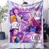 K Pop Demon Hunters Huntrix Blanket Hot Anime Flannel Throw Anime Fan Gift for Travel Camping Sofa Bed Cover Living Room Decor