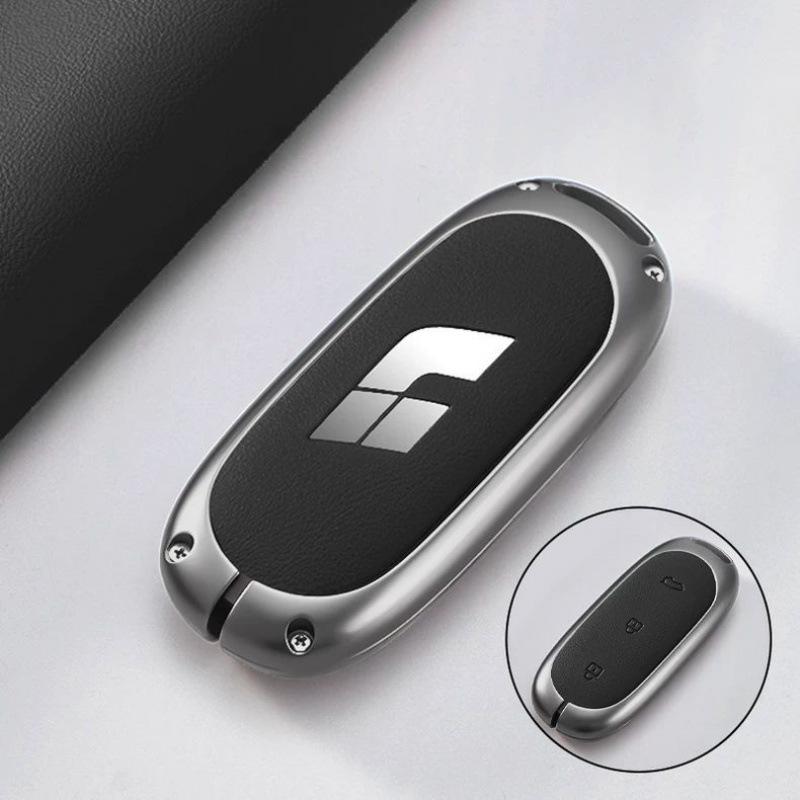 Ideal L6-L9 Key Case: Premium Full-Coverage Metal Shell for Car Accessories, Suitable for Men and Women.