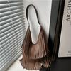 Personalized shoulder bag women's summer new women's large-capacity tassel fashion trend portable underarm bag