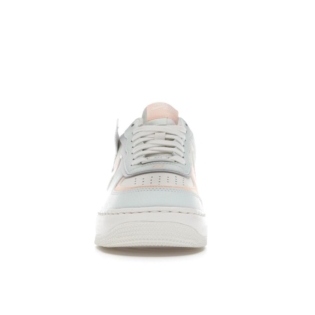 Nike Air Force 1 Shadow Barely Green Crimson Tint Women Sneakers Orange Sail Photon-Dust CU8591-104