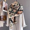 Luxury Winter Scarf Women Cashmere Warm Pashmina Brand Foulard Female Shawls Wraps Thick Soft Bufanda Poncho Scarves Stole