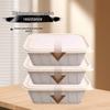 Jiwanggu 1000ml Biodegradable Rectangular Food Containers