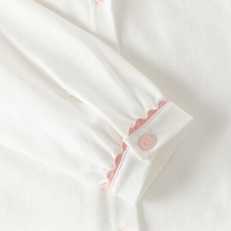 DAVE&BELLA Girls' Embroidered Cotton Blouse