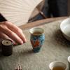 Traditional Chinese Tea Cup Ceramic Hand Painted Zen Style Kung Fu Tea Set Asian Home Decor