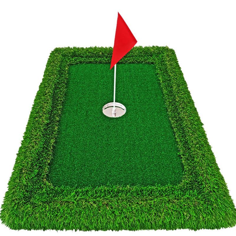 Golf Treningsutstyr Flaggstangholder For Puttinghull Kopp Solid Rustfritt Stål Treningsgolfkopp Lite Rødt Flagg Golfutstyr