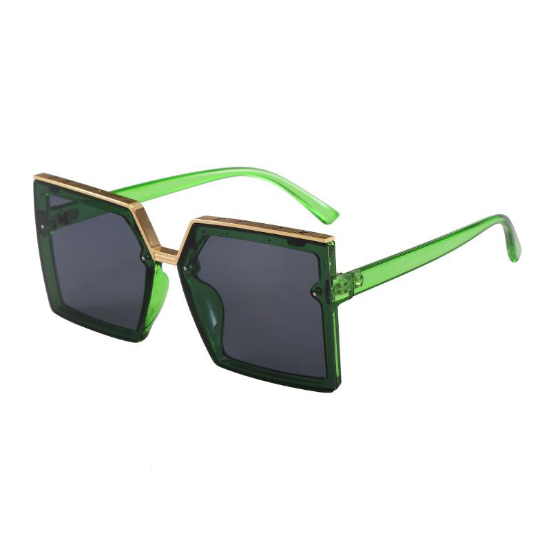 

Retro Square Large Frame Sunglasses - Unisex European & American Style