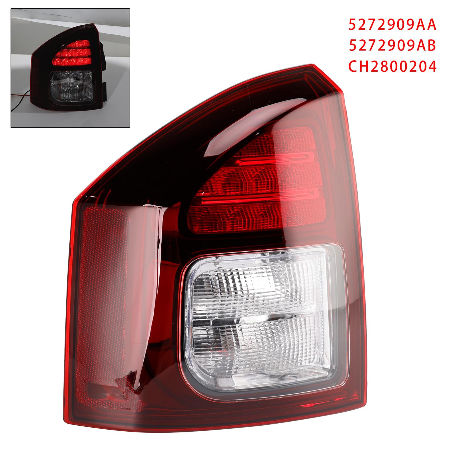 Artudatech Left/Right Rear Tail Light Rear Lamp Assembly For Jeep Compass 2014 2015 2016 2017 5272909AA 5272908AA 5272909AB Left
