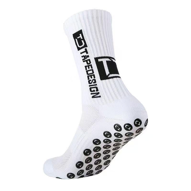 TEMU Cross-Border Hot Selling TC Football Socks - Thickened, Sweat-Wicking, Breathable, Silicone Anti-Slip.