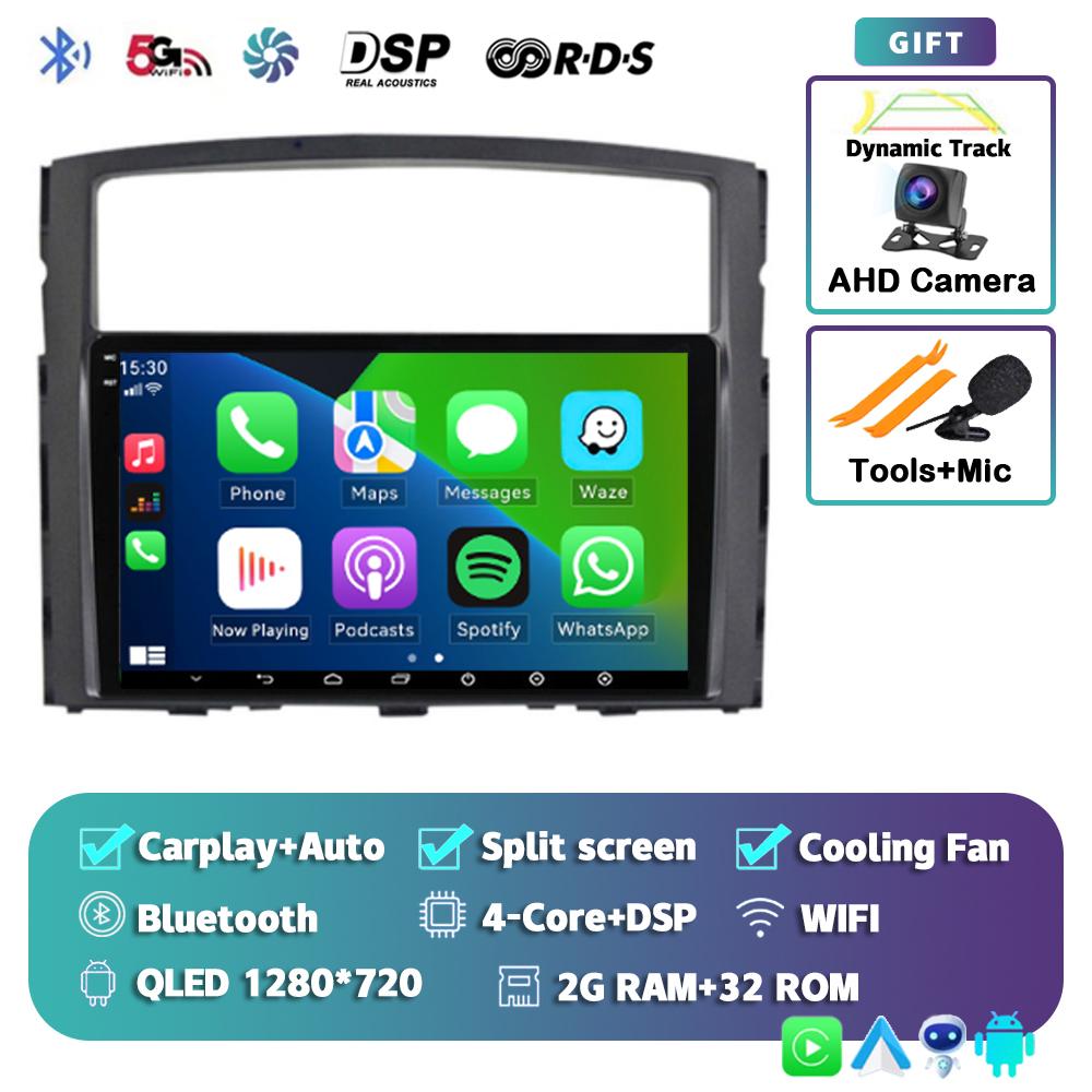 Android 14 Carplay Autoradio Für Mitsubishi Pajero 4 V80 V90 2006 - 2014 Multimedia Video Navigationsplayer GPS Stereo Head Unit