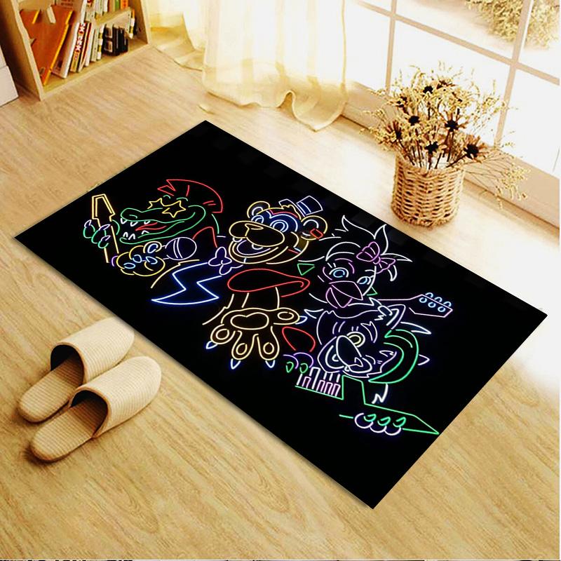 FNAF Carpet Rug for Living Room Bedroom Home Sofa Decoration,Kids play Non-slip Floor Mat