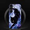Colorful Cat Pattern Tempered Glass Phone Case Suitable for Samsung Galaxy S26 S25 S24 S22 S21 S20 FE/Ultra/Plus5G Anti Drop