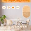 4pcs Chair Leg Floor Protectors, Silicone Chair Leg Covers, Small Floors Felt Pads Reduce Noise, Furniture Accessories
