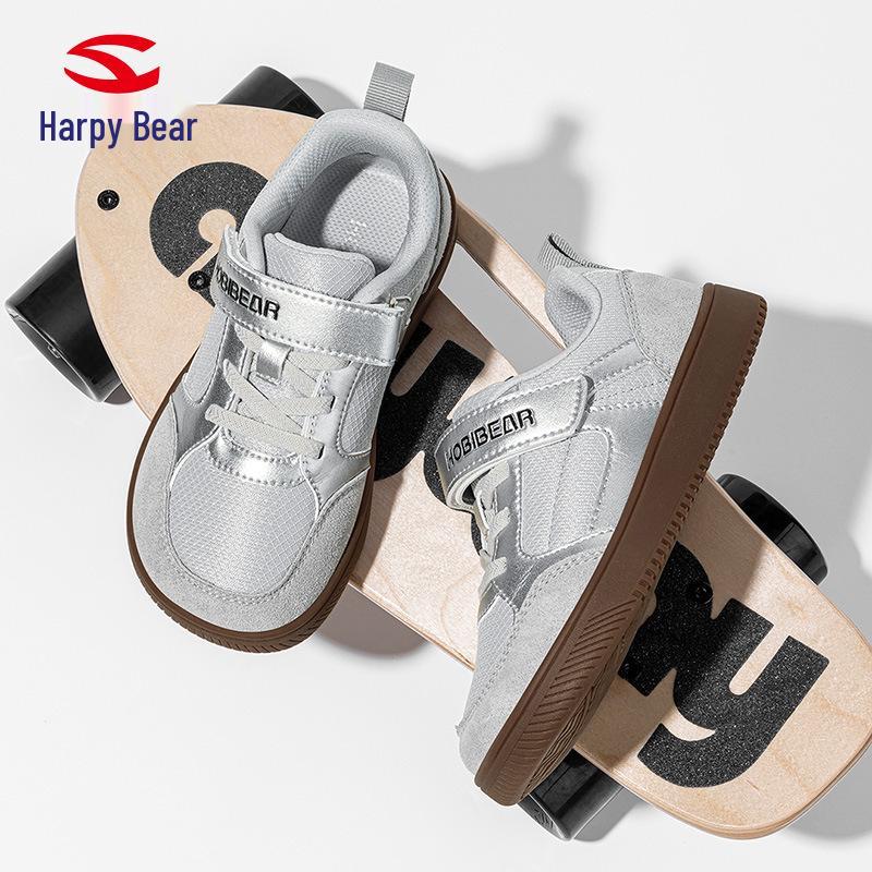 Happy Bear Kids' Breathable Wide-Toe Spring/Autumn Casual Running Shoes