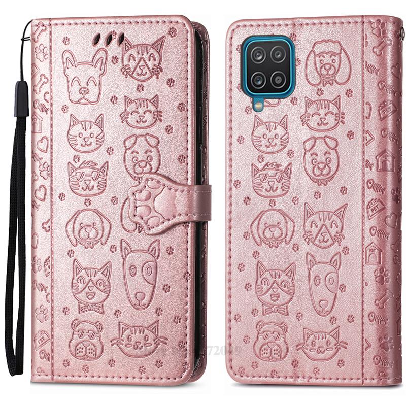 SamsungA12 Case For Samsung Galaxy A12 Wallet Leather Flip Phone Case For Samsung A12 A 12 Case Protective Cover Coque Fundas