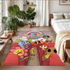 Anti‑Slip Crystal Velvet Floor Rug, Amazing World of Gumball Design Carpet for Indoor Living Bedroom Home Decoration