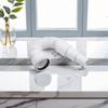 Grey Flexible Waste Flush Pipe Extendable To 1M Length with 50mm Diameter PVC for Shower and Bath Drain Installations