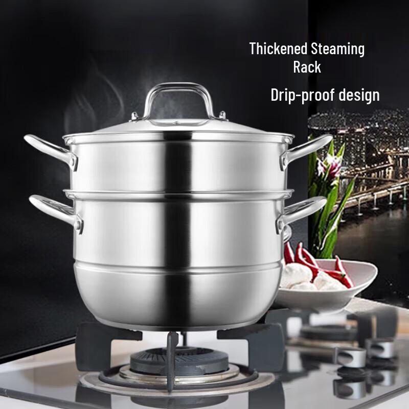 Dessini DFS-Z152A 2-Lagen Edelstahl Dampfgarer