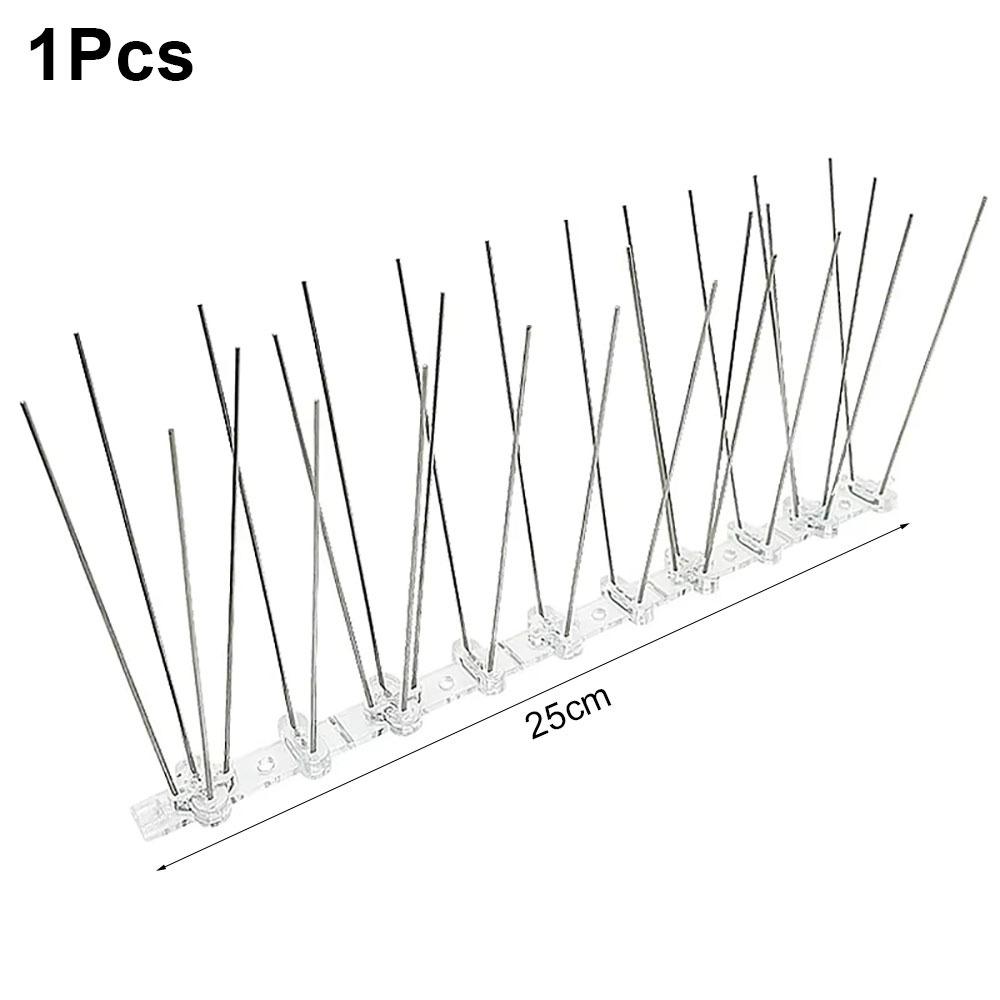 1/4Pcs Stainless Steel Bird Proof Nails 25cm Balcony Eaves Sills Anti Pigeon Spikes Anti-bird Sting for Garden Fence Roof