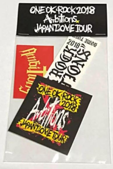 ONE OK ROCK 2018 AMBITIONS JAPAN DOME TOUR Merchandise Sticker Set