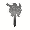 Metal Santa Claus Garden Stake Christmas Yard Decoration Outdoor Metal Art Holiday Lawn Ornament