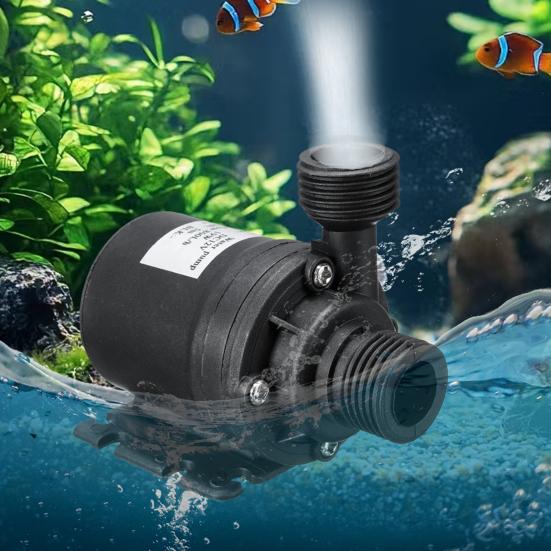Direct Current 12V Water Pump Brushless Magnetic Drive Submersible Water Pump 800L/H 5M Ultra Quiet Water Pump for Fish Tank Aquarium Fountain Pool
