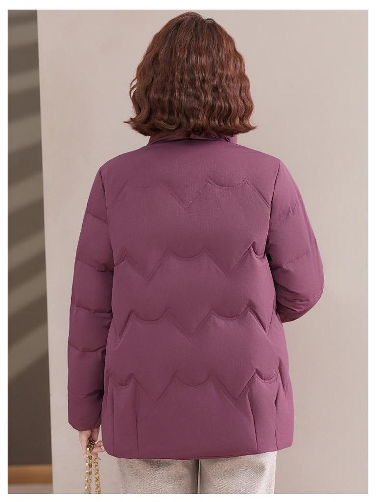 Brand Mom 2025 Women's Short Winter Coat: Thick Warm Duck Down, Loose Fit, Chinese Style