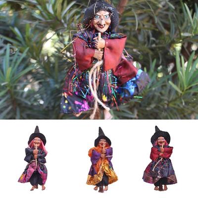 Garden Patio Horror Hanging Party Witch Ornament Decoration Figurine Pendant