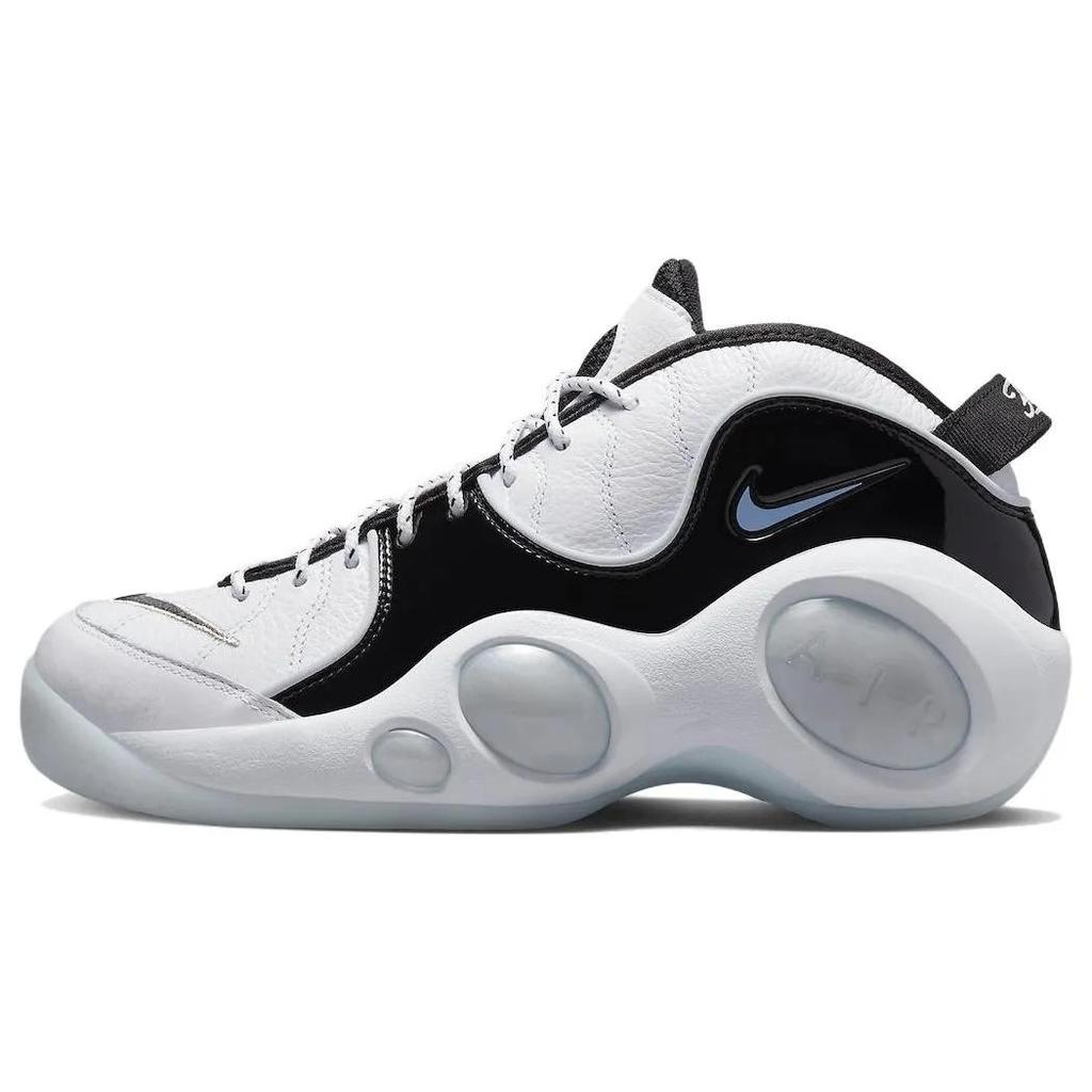 Nike Air Zoom Flight 95 'Nero Verniciato' (Unisex) Scarpe da Basket Bianche / Multicolore / Nere / Grigio Calcio DV0820 100