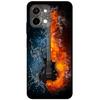 For Vivo Y28 4G Case 6.68'' Black TPU Silicon Cartoon Protection Cover for VivoY28 Y 28 4G Shockproof Capa Wolf Animals Soft Bag