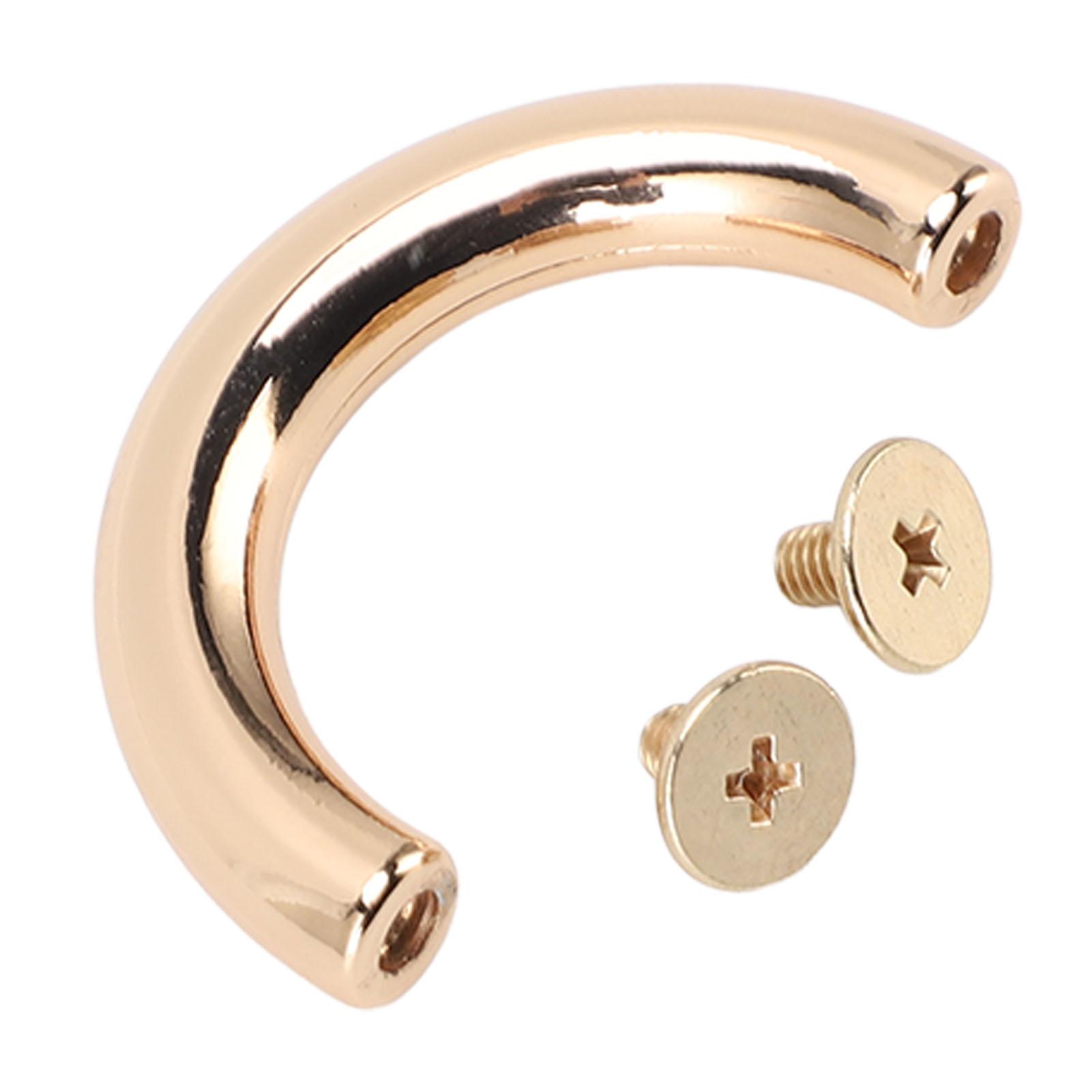 

10 комплектов пряжек с D-образным креплением из цинкового сплава, железная арочная пряжка с D-образным креплением для сумок, кожаная сумка золотой