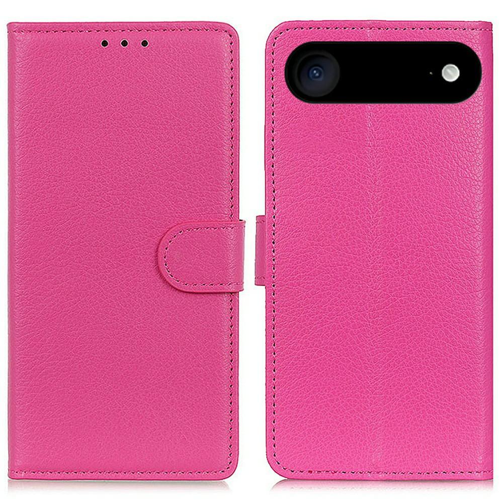 For iPhone 17 Air Wallet Case PU Leather Phone Cover Litchi Texture
