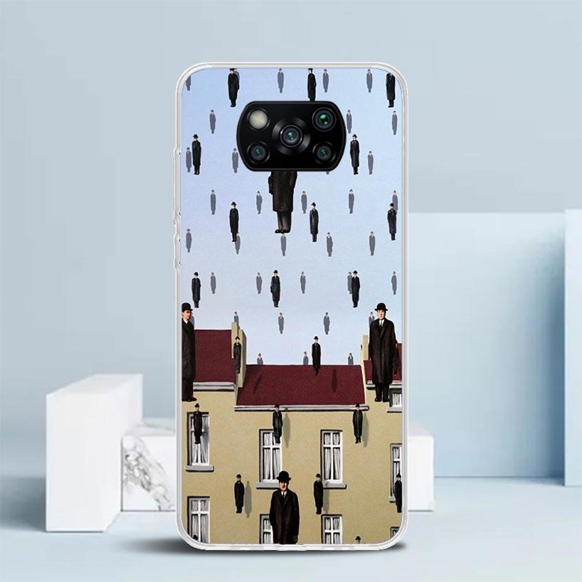 Rene Magritte Art Soft Cover for Xiaomi Poco F7 Ultra X7 X6 X5 Pro M7 Phone Case Redmi 15 15C 13 13C 12 12C 10 10C Print Shell P