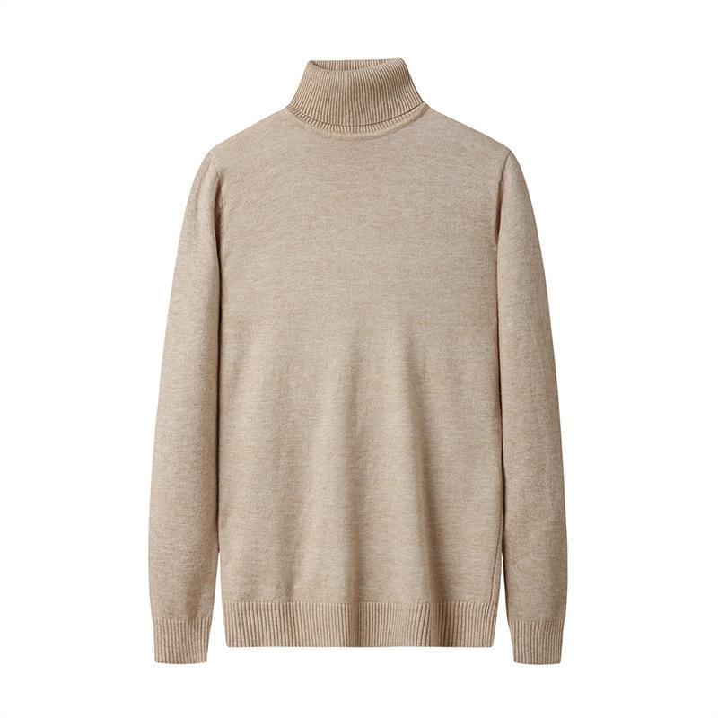 Herrenpullover mit Rundhalsausschnitt, Herbst/Winter, große Größe, lockerer Strickpullover, hält das Oberteil warm, dünner Abschnitt, lässig, schmale Unterseite, langärmeliges Strickhemd