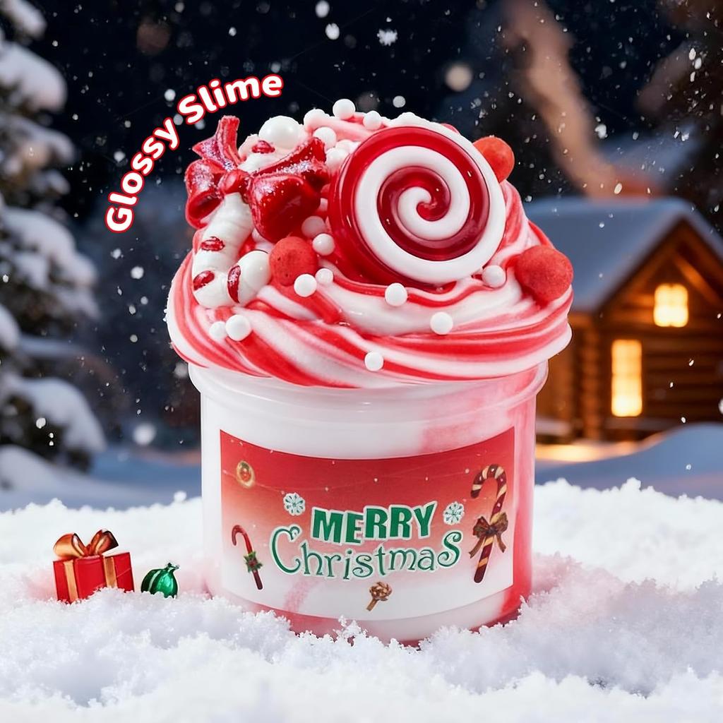 Slime Advent Calendar 2025 , Countdown Calendars 24 Days of Surprises with Slime Kit Funny Gifts for Kid,3.4.5.6...