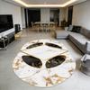Irregular Luxury Marble Fluffy Rug for Living Room Easy Clean Short Velvet Bedside Carpet Decoration Home Large Area Floor Mat