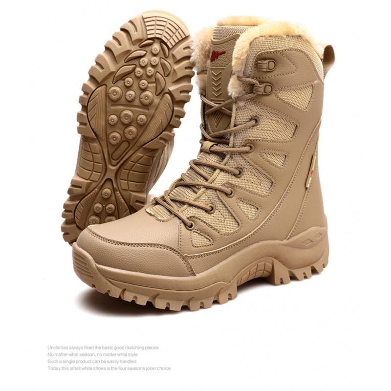Boots Men Outdoor Climbing Hiking High Shoes Non-slip Ultralight Breathable Spring Autumn Army Fan Combat Tactical Boot